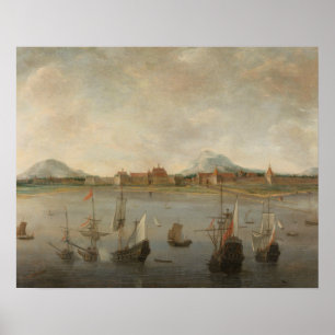 Affiche Hendrick Dubbels - Vue de Batavia