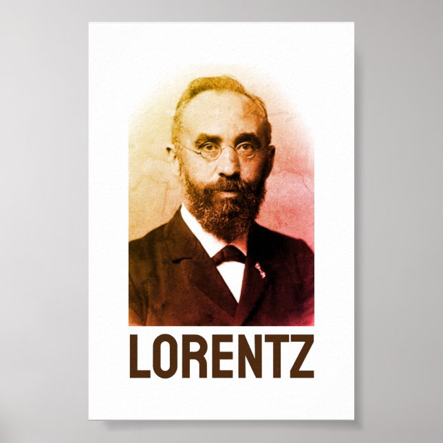 Affiche Hendrik Lorentz (Devant)
