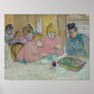 Affiche Henri de Toulouse-Lautrec - Dames dans la salle à 