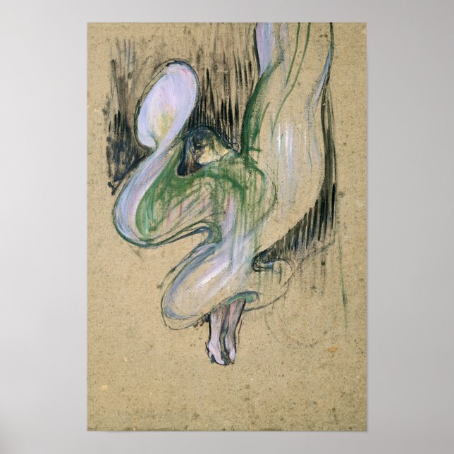 Affiche Henri de Toulouse-Lautrec | Étude pour Loie Fuller (Devant)