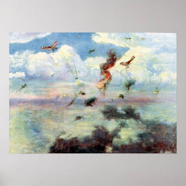 Affiche Henri Farre L'Ennemi S'Avère Aveugle (Devant)