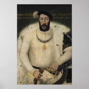 Affiche Henri II, Roi de France, 1555