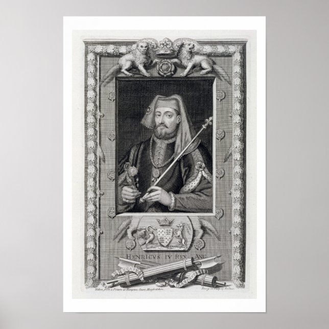 Affiche Henri IV (1367-1413) Roi d'Angleterre de 1399, af (Devant)