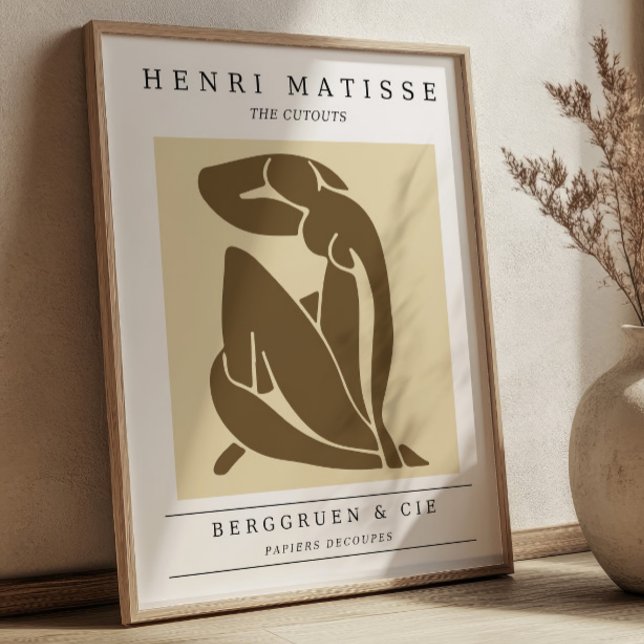 Affiche Henri Matisse Cutouts Retro Exhibition (Créateur téléchargé)
