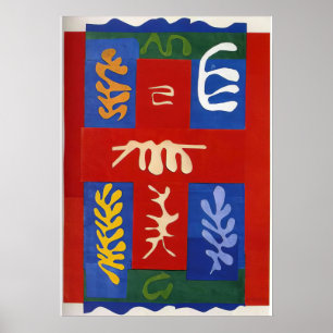 Affiche Henri Matisse - Découpages - Expressionnisme abstr