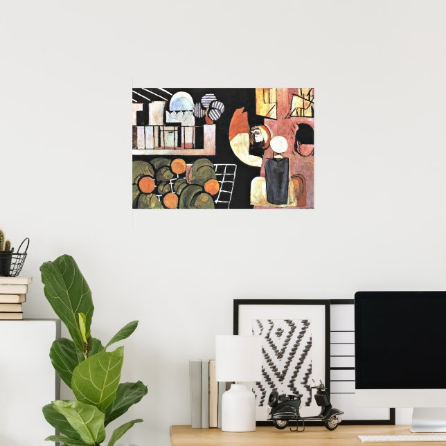 Affiche Henri Matisse, Les Marocains,  (Bureau à domicile)