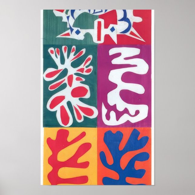 Affiche Henri Matisse - Panneau avec Masque - 1947 (Devant)