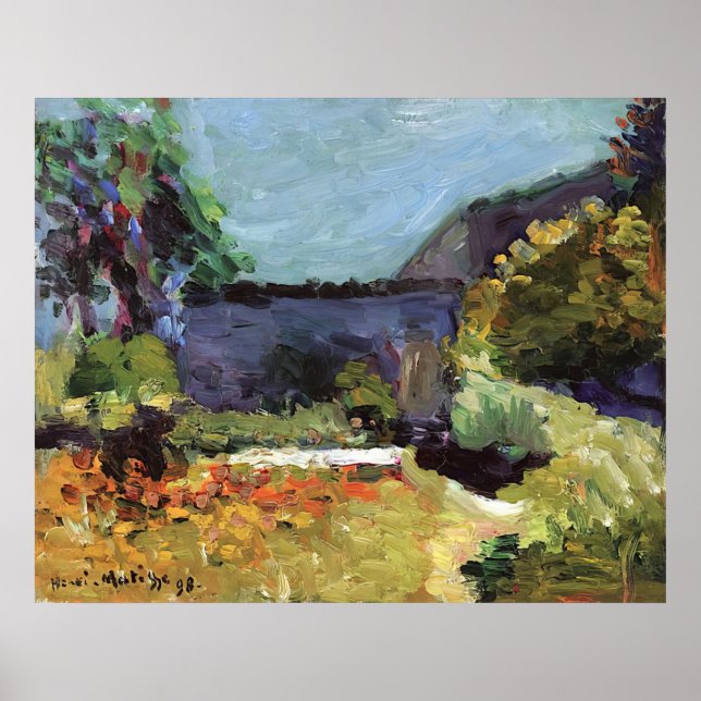 Affiche Henri Matisse - Paysage - 1898 (Devant)