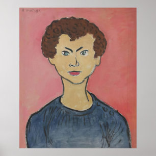 Affiche Henri Matisse - Portrait d'Allan Stein - 1907