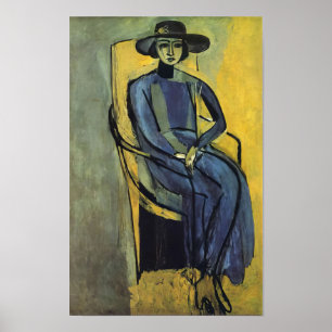 Affiche Henri Matisse - Portrait de Greta Prozor - 1916