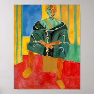 Affiche Henri Matisse - Riffain assis