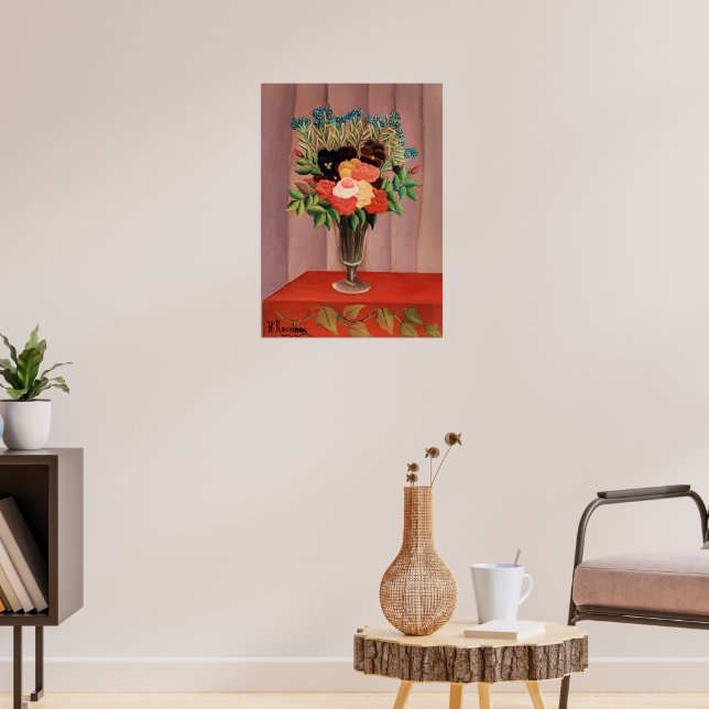 Affiche Henri Rousseau, Bouquet de fleurs, (Salon 3)