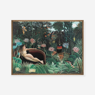Affiche Henri Rousseau Dream 1910 Exposition d'art