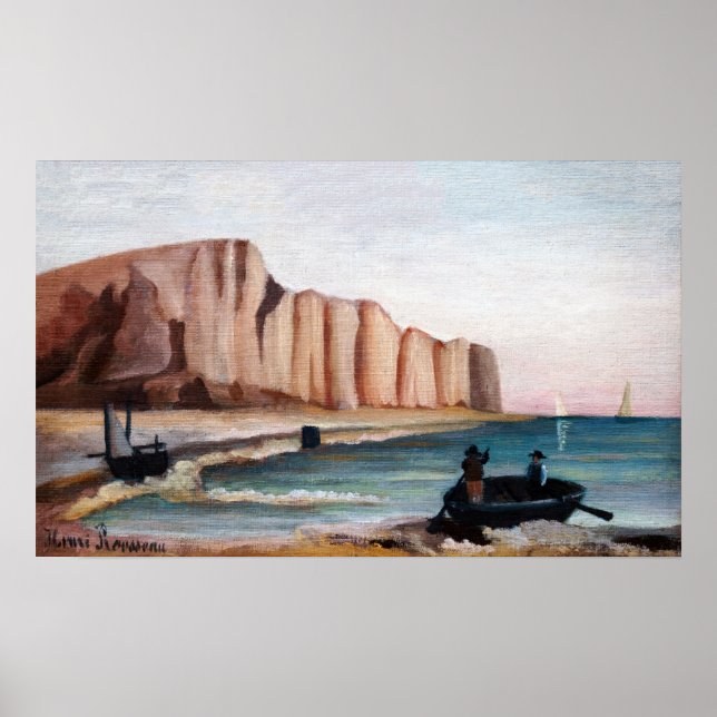 Affiche Henri Rousseau - Falaises (Devant)