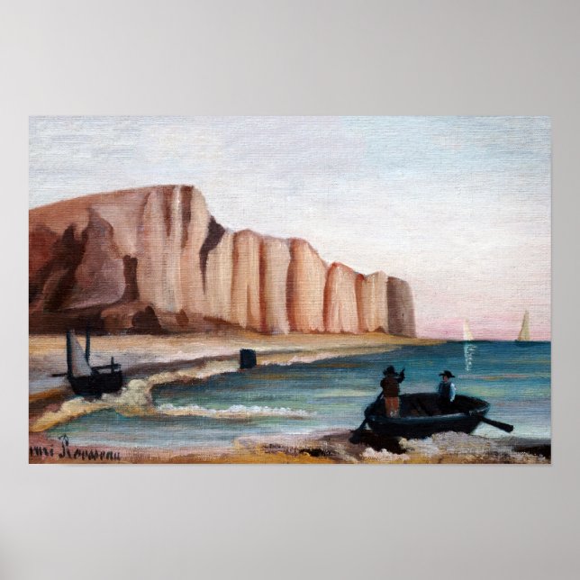 Affiche Henri Rousseau - Falaises (Devant)