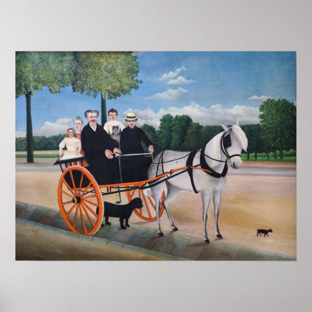 Affiche Henri Rousseau - La Carriole du pere Junier (Devant)