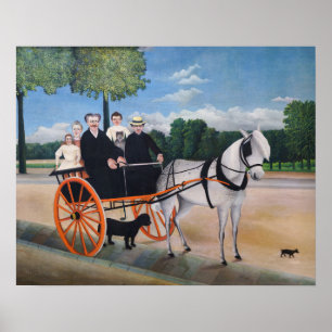 Affiche Henri Rousseau - La Carriole du père Junier