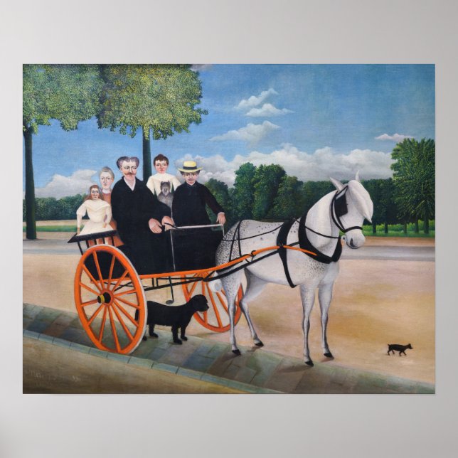 Affiche Henri Rousseau - La Carriole du père Junier (Devant)