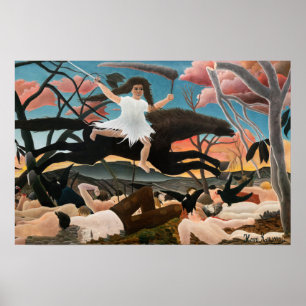 Affiche Henri Rousseau - La Guerre