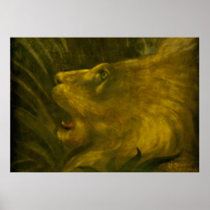 Affiche Henri Rousseau - La Tête De Lion