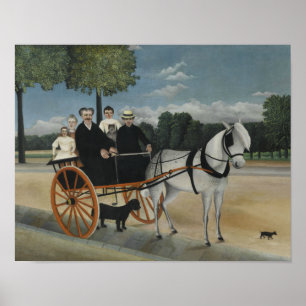 Affiche Henri Rousseau - le chariot du cadre Junier