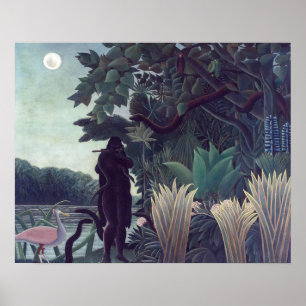 Affiche Henri Rousseau - Le Charmeur Des Serpents