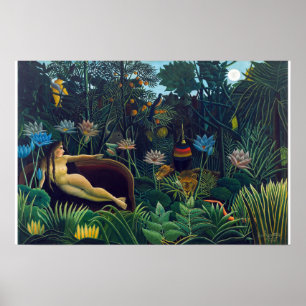 Affiche Henri Rousseau - Le Rêve
