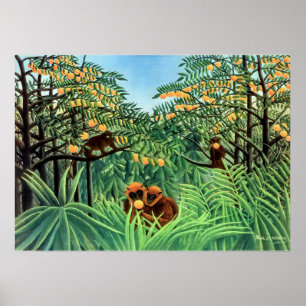 Affiche Henri Rousseau - Les Tropiques