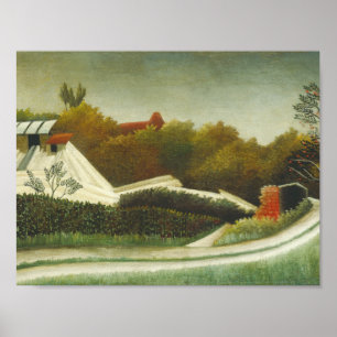 Affiche Henri Rousseau - Moulin de scie, périphérie de Par