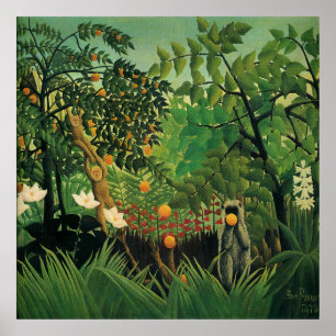Affiche Henri Rousseau - Paysage exotique