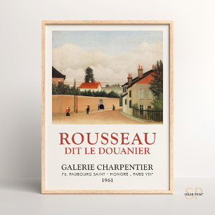 Affiche Henri Rousseau Périphériques de Paris Art Imprimer