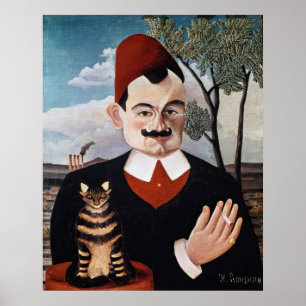 Affiche Henri Rousseau - Portrait de Pierre Loti