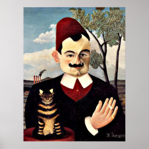 Affiche Henri Rousseau - Portrait of Monsieur X