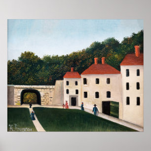 Affiche Henri Rousseau - Promeneurs dans un parc