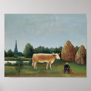 Affiche Henri Rousseau - Scene in Bagneux on the Outskirts