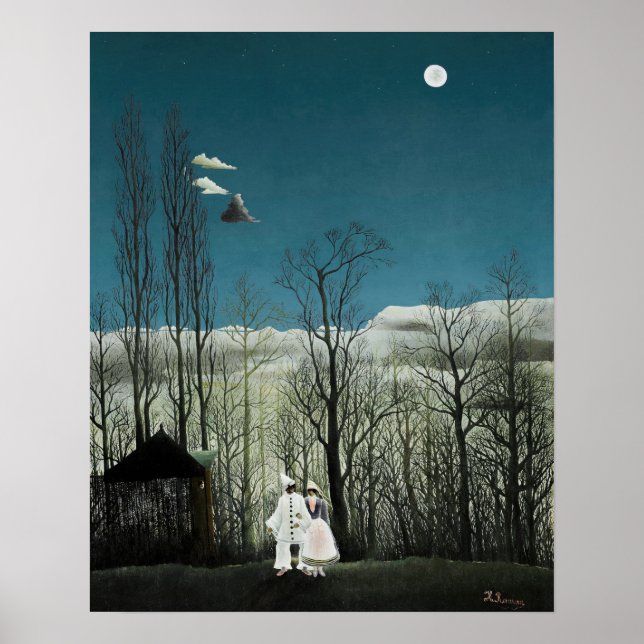 Affiche Henri Rousseau - Soirée de Carnaval (Devant)