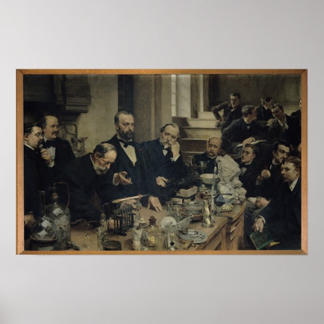 Affiche Henri Sainte-Claire Deville Lecuring, 1890 (Devant)