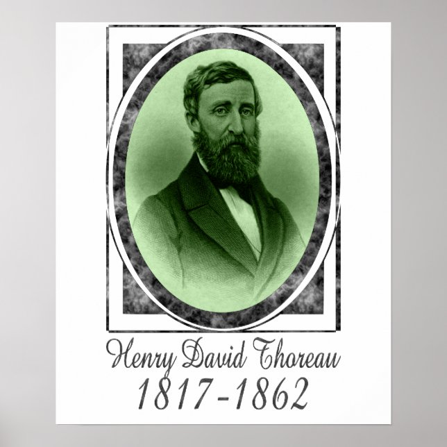 Affiche Henry David Thoreau (Devant)