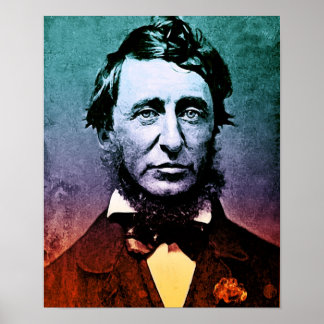 Affiche Henry David Thoreau