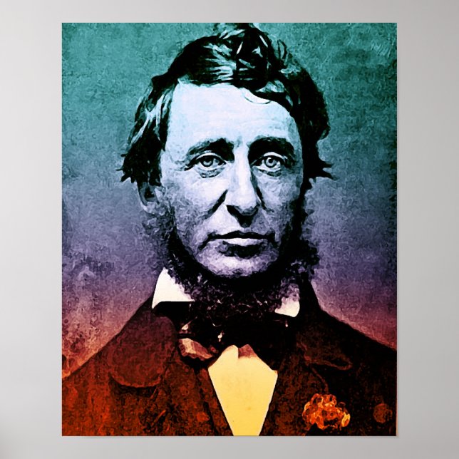 Affiche Henry David Thoreau (Devant)