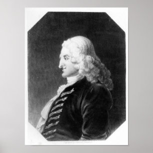 Affiche Henry Fielding gravé par Samuel Freeman