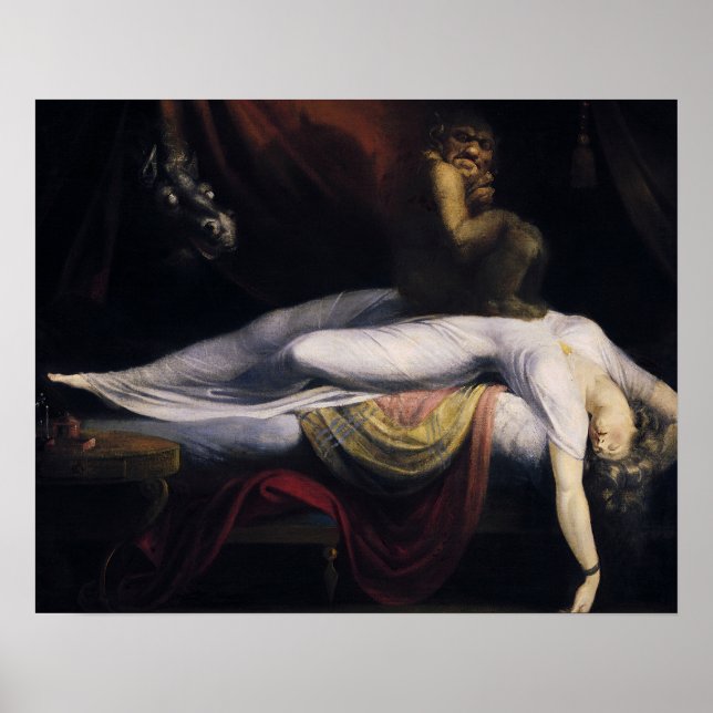 Affiche Henry Fuseli - Le cauchemar (Devant)