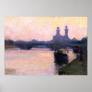 Affiche Henry Ossawa Tanner La Seine