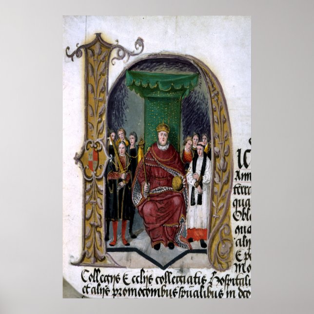 Affiche Henry VIII, détail initial (Devant)