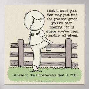 Affiche Herbe plus verte