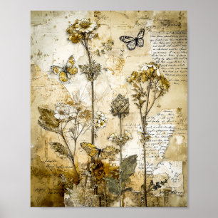 Affiche Herbier des Lettres Oubliées