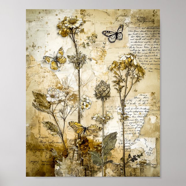 Affiche Herbier des Lettres Oubliées (Devant)