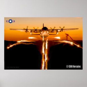AFFICHE HERCULES C-130H