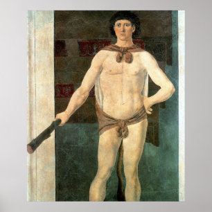 Affiche Hercules - Piero della Francesca - 1465