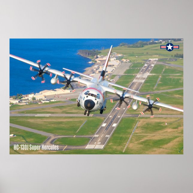 AFFICHE HERCULES SUPER HC-130J (Devant)